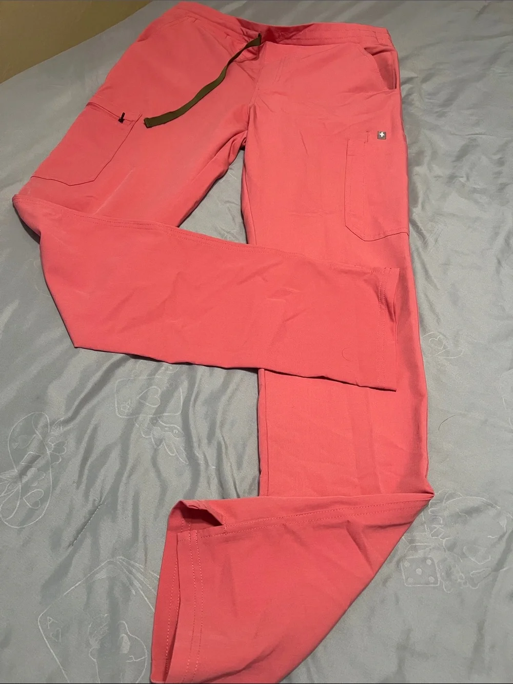 Figs Men’s Coral Cargo Pants with Utility Pockets